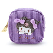 [NEW] Sanrio Characters Corduroy Square Pouch-Chill Time- Kuromi 2022 Sanrio Japan