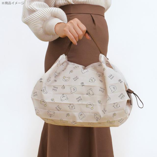 [NEW] Rilakkuma Shupatto Folding Shopper S-Size - Brown San-X Official Japan 2023