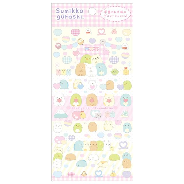[NEW] Sumikko Gurashi Sticker Set - Heart San-X Official Japan 2023