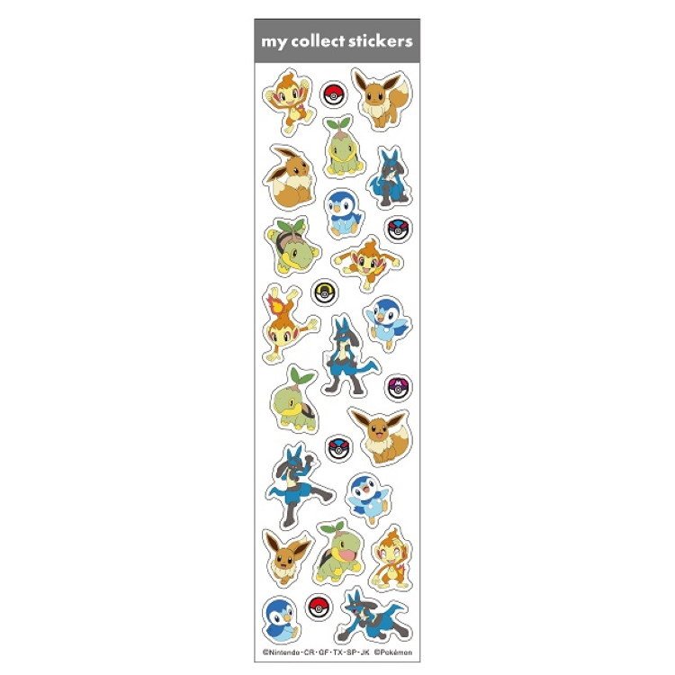 [Clearance]#[NEW] Pocket Monster my collect stickers -Pokemon mix2 Kam ...