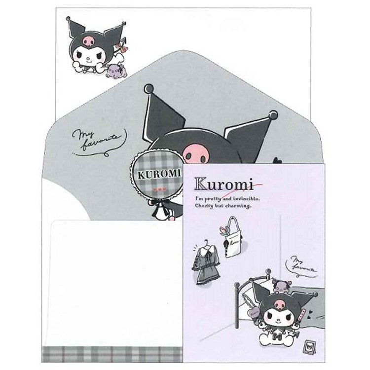 [Clearance]#[NEW] Sanrio Mini Mini LetterSet -Kuromi 2021 Kamio Japan ...