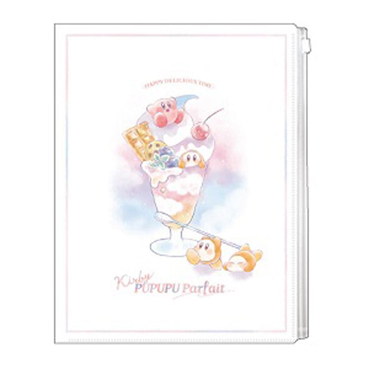 [NEW] Star Kirby 6Pocket w/Zipper Plastic Document Holder -PUPUPU Parfait Kamio Japan 2022