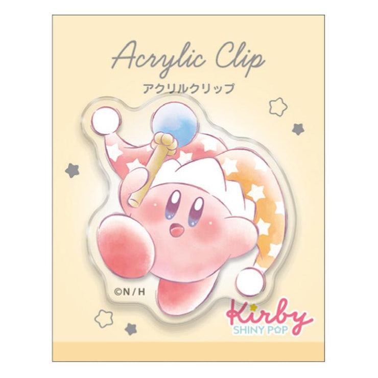 [Clearance][NEW] Star Kirby Acrylic Clip -Beam Kamio Japan 2022