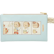 [Clearance][NEW] Sumikko Gurashi -Picture Book Art Collection- Flat Pouch - Tonkatsu San-X Official Japan 2022