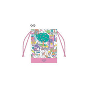 [Clearance][NEW] Sanrio Characters Wrapping Design -Mini Kinchaku Pouch -Mix 2022 Sunstar Japan