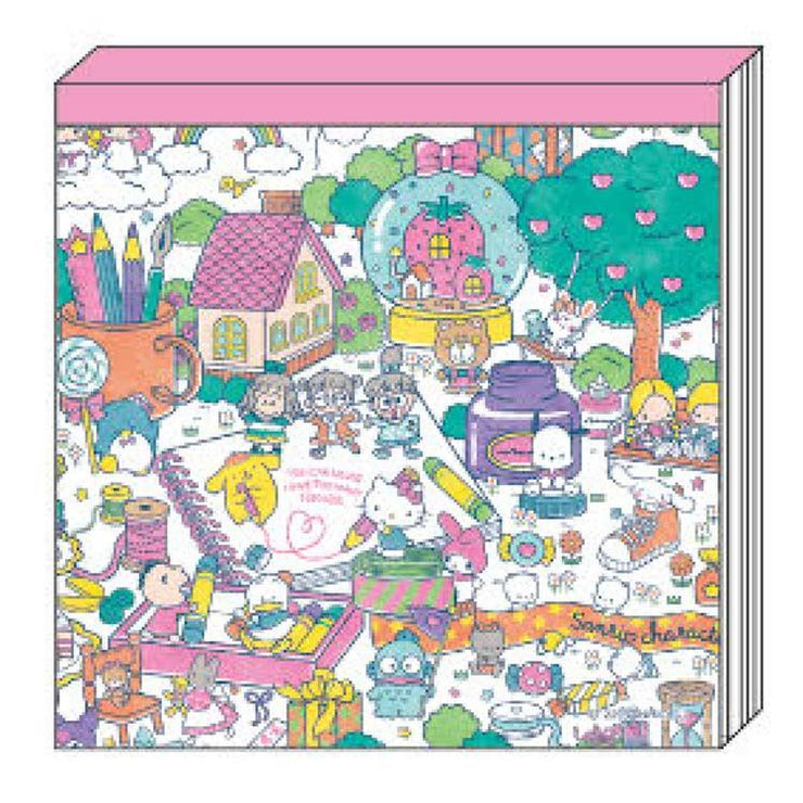 [NEW] Sanrio Characters Wrapping Design -Squire Memo Pad -Mix 2022 Sunstar Japan