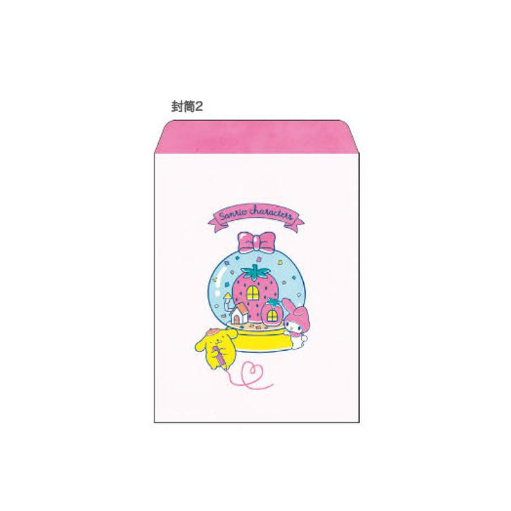 [Clearance][NEW] Sanrio Characters Wrapping Design -Envelope Set -Mix 2022 Sunstar Japan