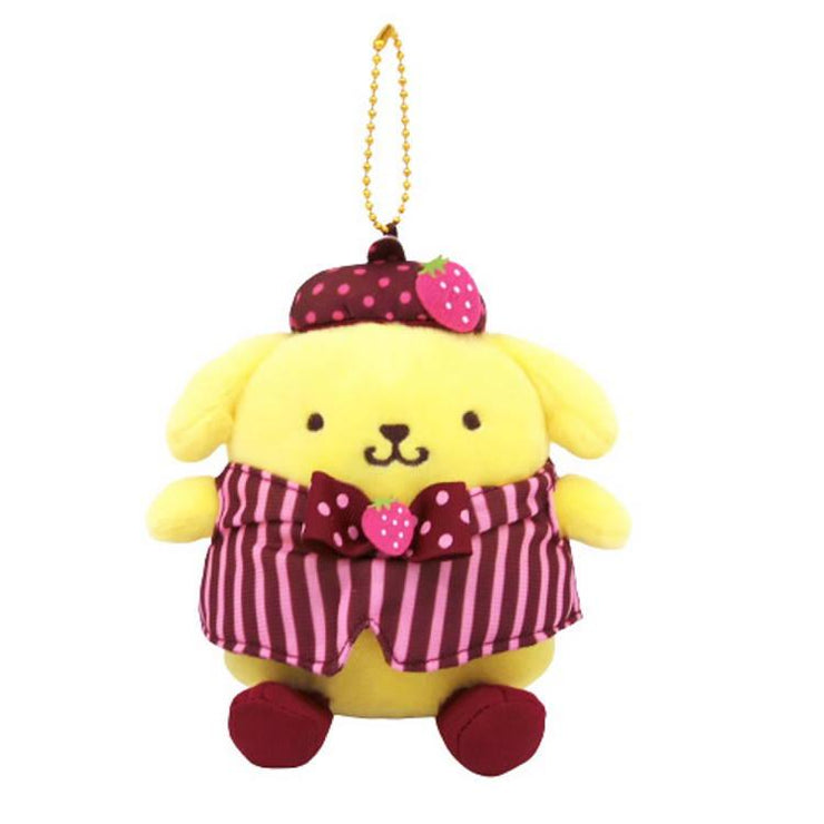 [Clearance][NEW] Sanrio Choco Berry Mascot Strap - Pom Pom Purin Nakajima Japan 2023