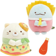 [Clearance]#[NEW] Sumikko Gurashi -Youkoso Tabemono Oukoku (Welcome to Kingdom of Foods)- Tenori Plush Toy Set - Pizza Potato Set San-X Official Japan 2023