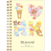 [Clearance]#[NEW] Rilakkuma -Nikoniko Happy for You- B6 Ring Notebook -A San-X Official Japan 2023