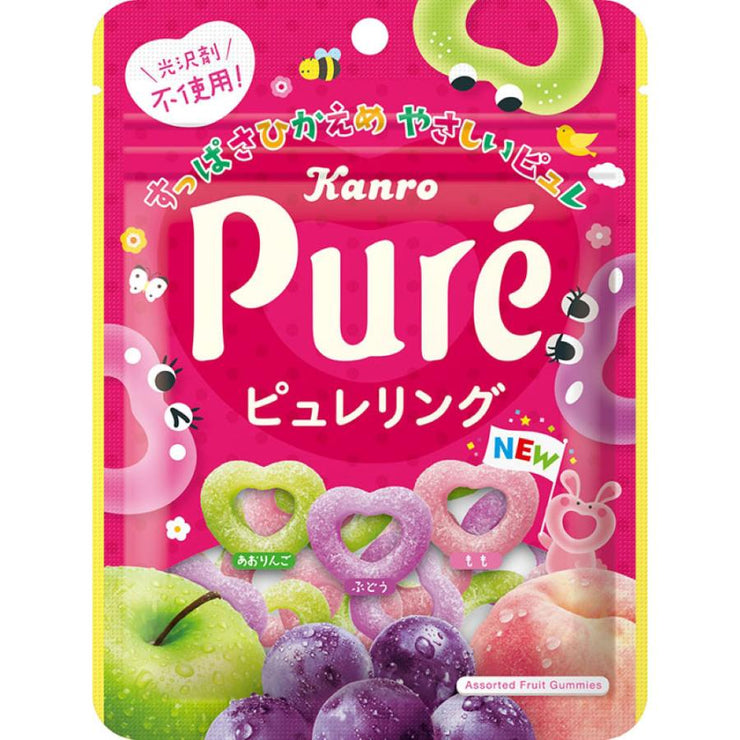 [Gummy Candy] Pure Ring 63g Kanro Japan