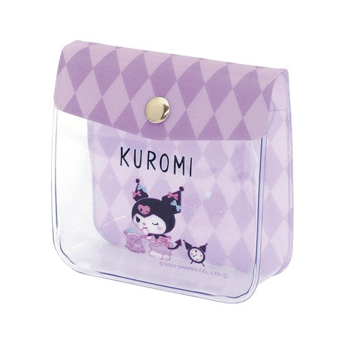 Japan Sanrio Silicon Mini Pouch Charm - Kuromi