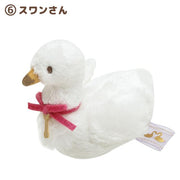 [Clearance][NEW] Rilakkuma -Swan and Golden Flower- Tenori Plush Toy San-X Official Japan 2022