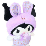 [Clearance]#[NEW] Sanrio Flower Bunny Plush Toy S-Size -Kuromi Nakajima Japan 2023