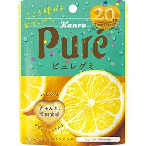 [Gummy Candy] Pure Gummy -Lemon 56g Kanro Japan