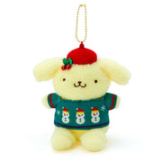[Clearance]#[NEW] Sanrio Christmas Sweater Mascot Ballchain Strap -Pom Pom Purin 2022 Sanrio Japan