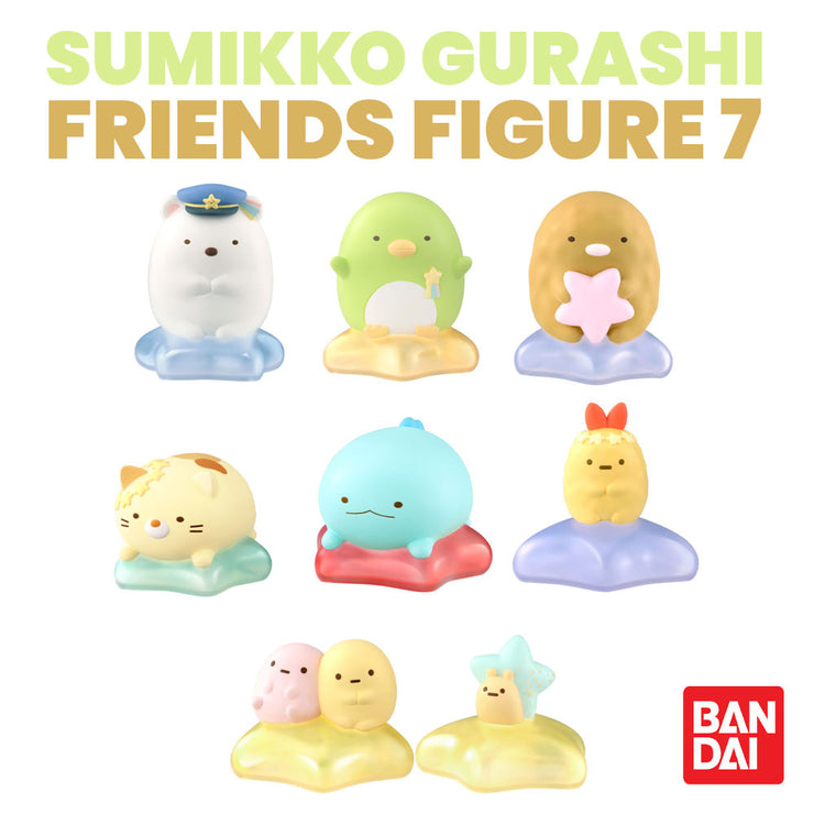 [NEW] Sumikko Gurashi Sumikko Friends 7 Mini Figure [ DEC 2022 ] Bandai Japan