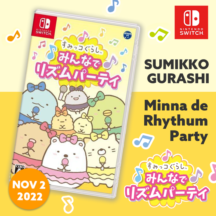 [NEW] Sumikko Gurashi - Minnna de Rhythm Party- Nintendo Switch Japan [NOV 2022]